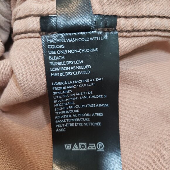 Free People Snake Print Trucker Jacket in Brown Cotton Ladies Size XS - Picture 8 of 11